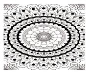 Coloriage coloring mandala adult 2 